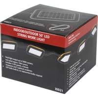 LED String Work Lights, 5 Lights, 50' L, Plastic Housing Distribution Jean Lapalme
