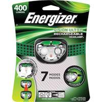 Lampe frontale Vision Ultra, DEL, 400 lumens, 4 hres de fonctionnement, piles Rechargeable Distribution Jean Lapalme