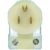 Angled Hospital Grade Extension Plug, Nylon, 15 Amps, 125 V Distribution Jean Lapalme