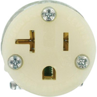 Connecteur de prise de rallonge de qualit&eacute; hospitali&egrave;re, 5-20R, Nylon Distribution Jean Lapalme