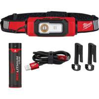 Beacon USB Hard Hat Light, LED, 600 Lumens, 2 Hrs. Run Time, Rechargeable Batteries Distribution Jean Lapalme