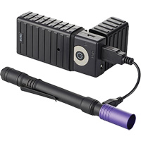 Lampe stylo UV avec port de recharge micro USB Stylus Pro, DEL, Corps en Aluminium, piles Rechargeable, Compris Distribution Jean Lapalme