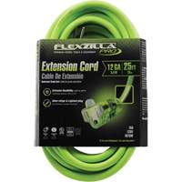 Cordon rallonge industriel Flexzilla Pro, Toutes saisons, SJTW, AWG 12/3, 15 A, 25' Distribution Jean Lapalme