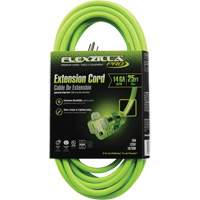 Cordon rallonge industriel Flexzilla Pro, Toutes saisons, SJTW, AWG 14/3, 15 A, 25' Distribution Jean Lapalme
