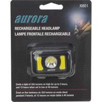 Headlamp, LED, 350 Lumens, 2 Hrs. Run Time, Rechargeable Batteries Distribution Jean Lapalme