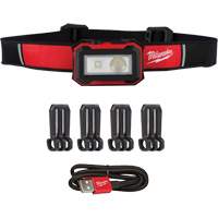 Magnetic Headlamp & Task Light, LED, 450 Lumens, 2.5 Hrs. Run Time, Rechargeable Batteries Distribution Jean Lapalme