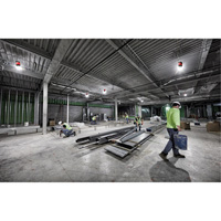 Lampe de chantier temporaire RADIUS, DEL, 130 W, 15000 lumens Distribution Jean Lapalme