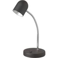 Lampe de table en m&eacute;tal, 5 W, DEL, Col 14", Noir Distribution Jean Lapalme