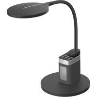 Lampe de table avec haut-parleur Bluetooth, 10 W, DEL, Col 14-3/4", Noir Distribution Jean Lapalme