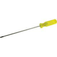 Slotted Electrician's Screwdriver, 3/16" Tip, Round, 11-1/2" L, Plastic Handle Distribution Jean Lapalme