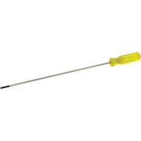 Electrician's Slotted Screwdriver, 3/16" Tip, Round, 15-1/2" L, Plastic Handle Distribution Jean Lapalme