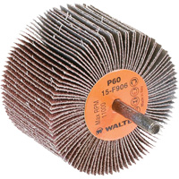 Flap Wheels-Coolcut Flap Wheels, Aluminum Oxide, 60 Grit, 3" x 2" x 1/4" Distribution Jean Lapalme